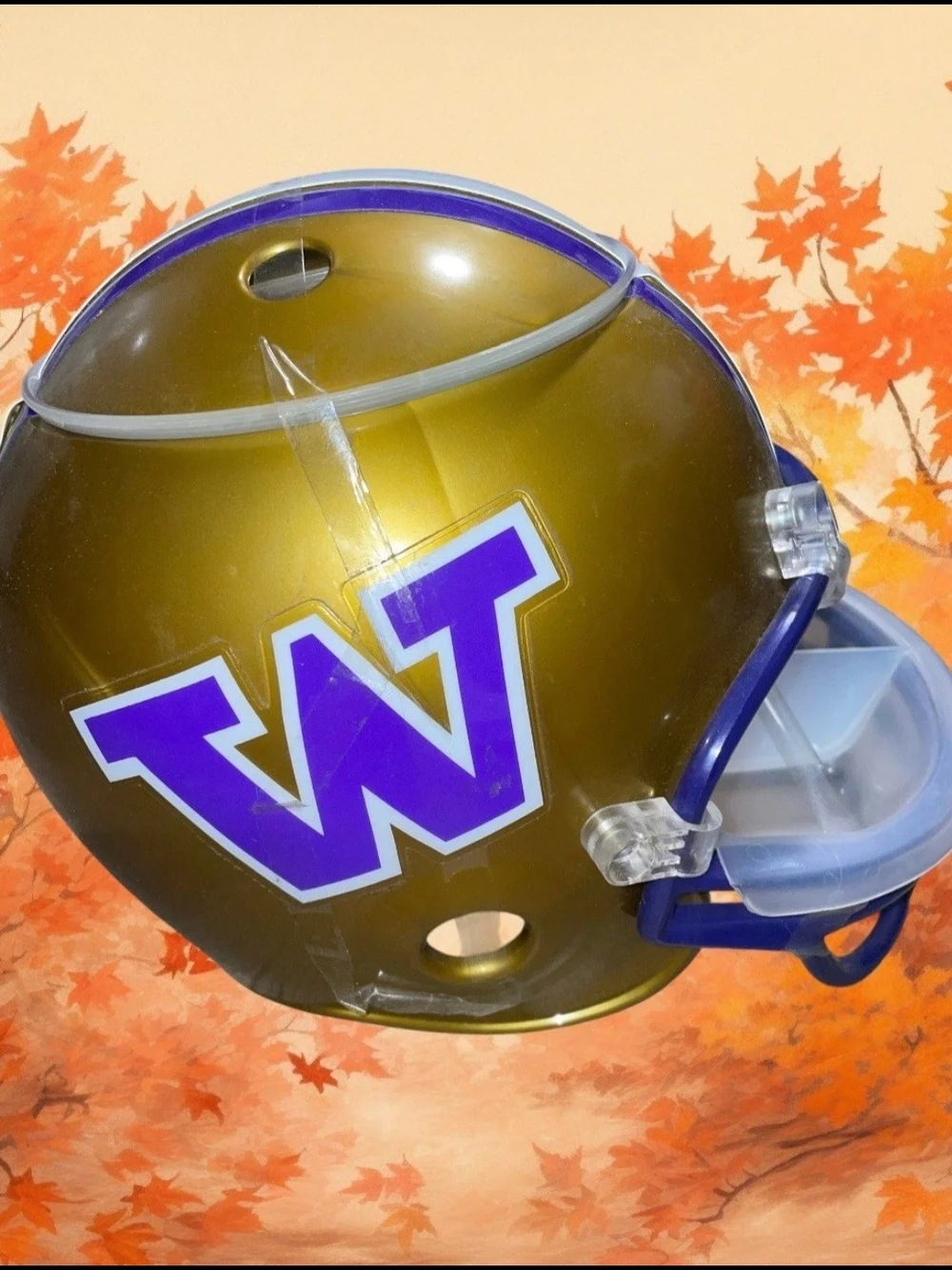This vintage University of Washington Huskies snack bowl set is a popular piece